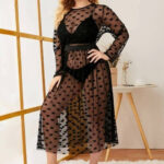 لانجري طويل شبك