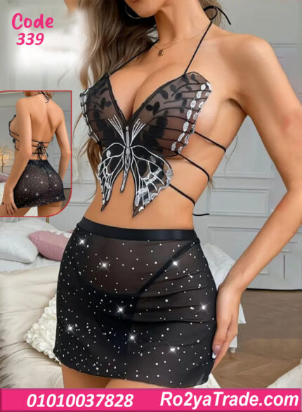 لانجري ميني جيب فراشات