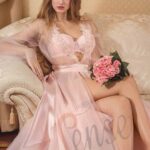 لانجري طويل شيفون