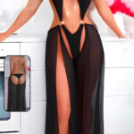 لانجري طويل شيفون