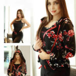 ترنج حريمي 3 قطع مشجر