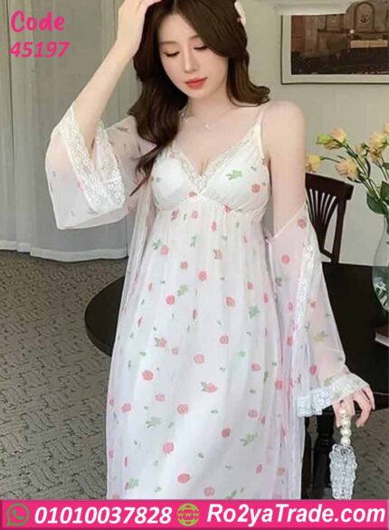 لانجري شيفون قصير