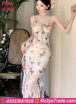 لانجري طويل ورد