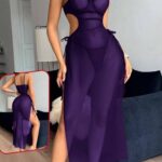 لانجري شيفون طويل