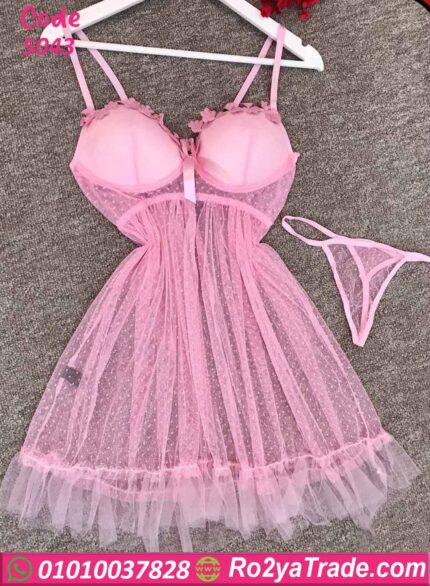 لانجري تول وردي قصير