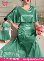 فستان سواريه طويل لامع