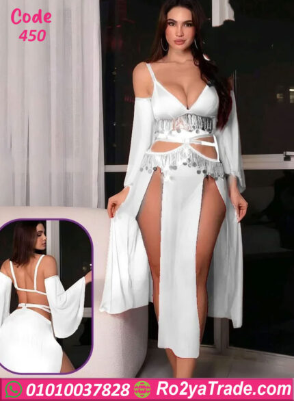 بدلة رقص أبيض