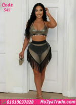 لانجري ميني جيب شبك ستراس