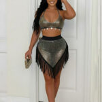 لانجري ميني جيب شبك ستراس