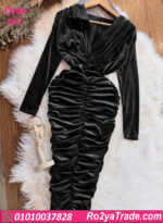 دريس شتوي قطيفة قصير