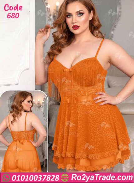 لانجري قصير وان سايز دانتيل