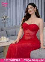 لانجري طويل شيفون