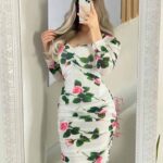 دريس صيفي طويل ورد