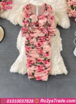 دريس صيفي طويل ورد