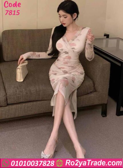 دريس صيفي طويل ورد