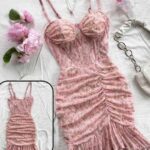 دريس صيفي ورد مجسم