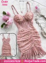 دريس صيفي ورد مجسم