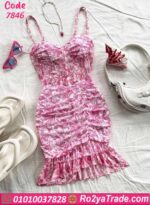 دريس صيفي ورد مجسم