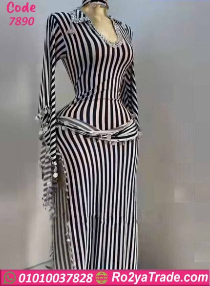 بدلة رقص مخطط