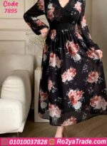 دريس صيفي طويل ورد