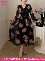 دريس صيفي طويل ورد