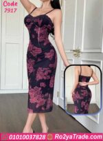 لانجري طويل ورد