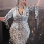 بدلة رقص تايجر فضي