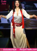 بدلة رقص أبيض كلاسيك