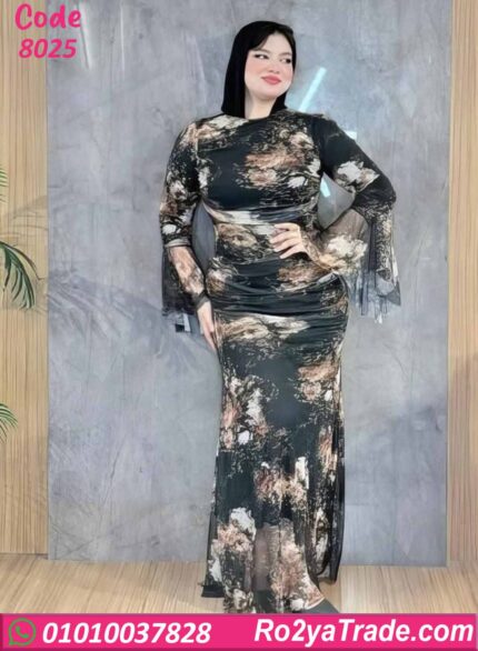 دريس صيفي طويل ورد