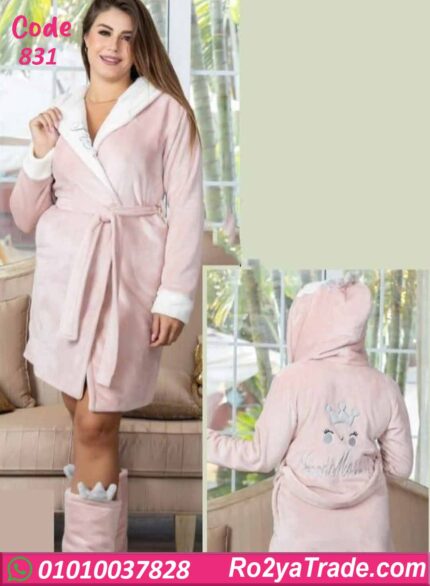 روب شتوي نسائي قصير