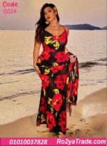 لانجري طويل مع روب شيفون بيج سايز