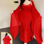 لانجري طويل قطعتين