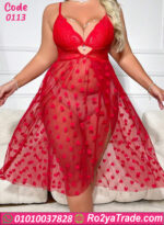 لانجري شفاف طويل بيج سايز