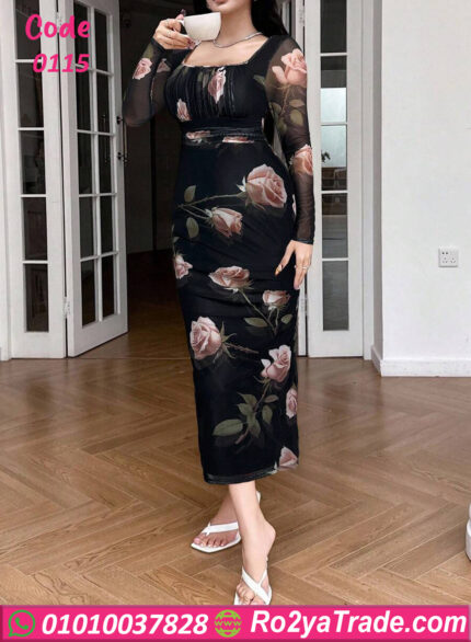 دريس صيفي طويل مشجر