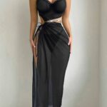 لانجري طويل شيفون