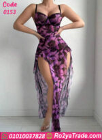 لانجري طويل فلورال