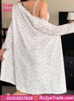 لانجري وردي ناعم كود 0203