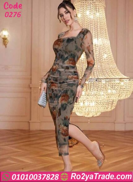 فستان صيفي طويل نسائي