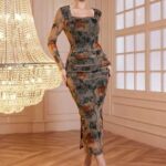 فستان صيفي طويل نسائي