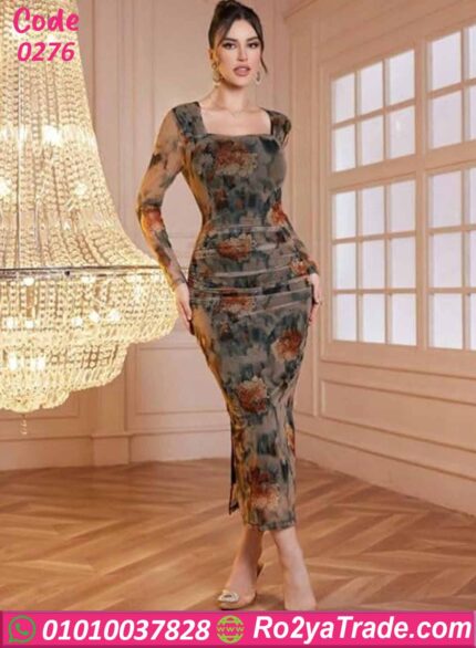 فستان صيفي طويل نسائي