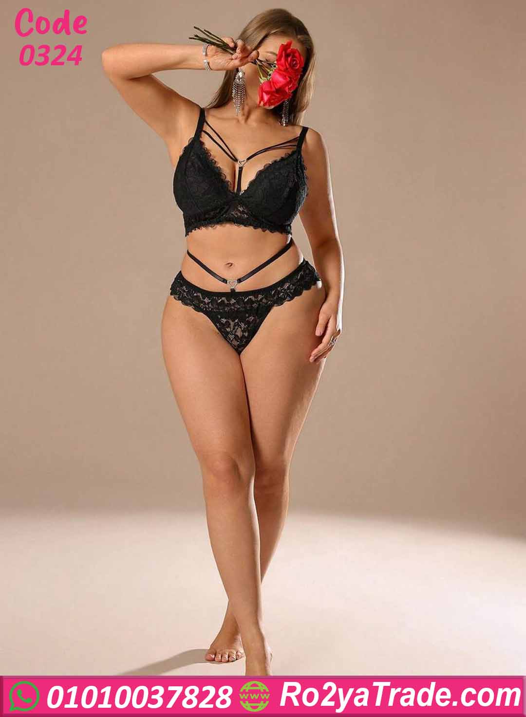 0324-6 ملابس داخلية دانتيل بيج سايز