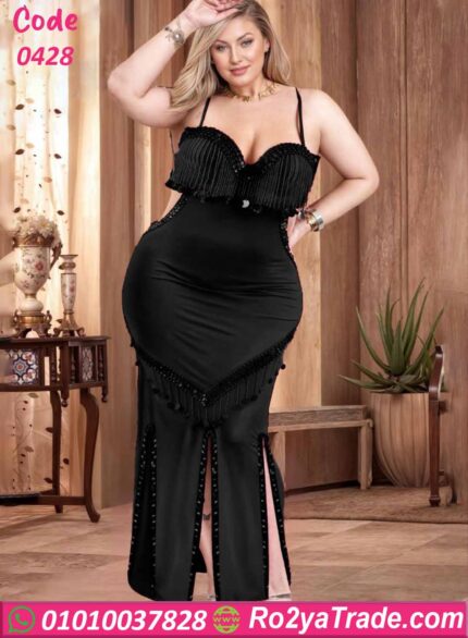 لانجري طويل بيج سايز كود 0428