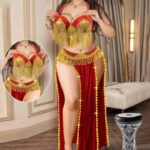 بدلة رقص شرقي بيج سايز كود 0430