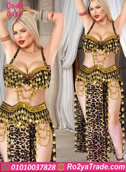 بدلة رقص شرقي بيج سايز كود 0433