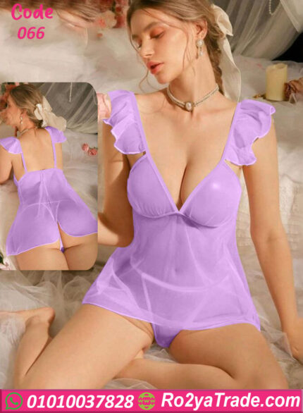 لانجري شفاف قصير