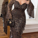 فستان تايجر طويل 13015