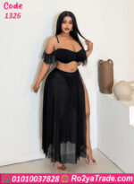 طقم ميني جيب شيفون 1326