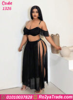 طقم ميني جيب شيفون 1326