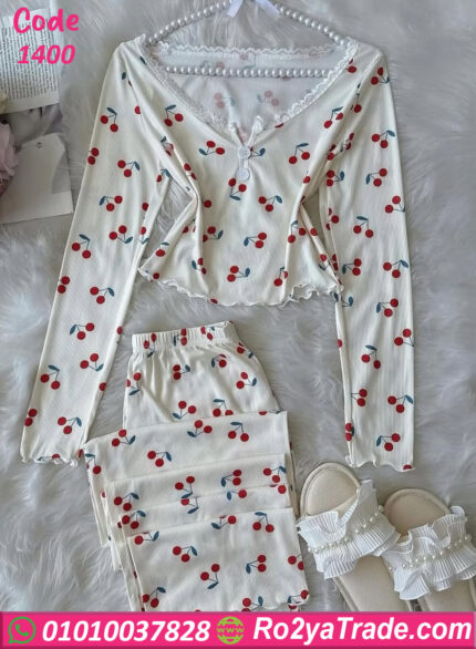بيجامة حريمي قطعتين