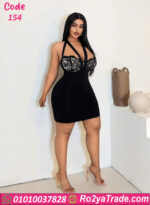 لانجري أسود دانتيل كود 154